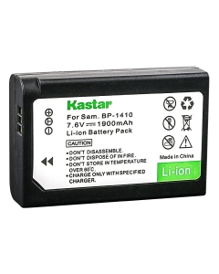 Kastar Battery 1-Pack Replacement for Samsung ED-BP1410, BP-1410 Battery, Samsung NX30, EV-NX30ZZBGBUS, WB2200, Digimax WB2200, WB2200BMBCL, WB2200F, Digimax WB2200F Cameras