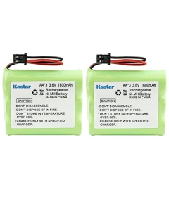 Kastar 2-Pack Battery Replacement for Radio Shack/Tandy 43-1087 43-1088 43-1090 43-1095 43-1096 43-1099 43-1102 43-1103 43-1104 43-1107 43-1108 43-1109 43-1110 43-1111 43-1112 43-1114 43-1118 43-1122
