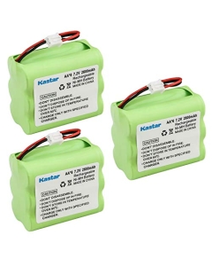 Kastar 3-Pack 7.2V 2300mAh Ni-MH Battery Replacement for ADT/Protection One Control Box Battery, JC1P-BH722 Security Control Panel Battery, DANTONA CUSTOM223, 2GIG BATT1X, 2GIG BATT2X Console