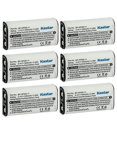 Kastar 6-Pack 2.4V 1000mAh Ni-MH Battery Replacement for Sony BP-HP550-1 BPHP5501, BP-HP550-11 BPHP55011Battery, Sony MDR-IF245RK MDRIF245RK, MDR-RF4000 MDRRF4000, MDR-RF4000K MDRRF4000K Headphone