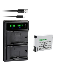 Kastar 1-Pack Battery and LTD2 USB Charger Compatible with Gopro HD HERO Naked, Gopro HD HERO 960, GoPro Hero HD 1080p Digital Camera, Gopro HD HERO2 Outdoor Edition, Gopro HD HERO2 Motorsport Edition