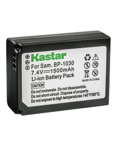 Kastar Battery 1-Pack Replacement for Samsung BP-1030 BP1030, ED-BP1030, BP-1130 BP1130, ED-BP1130 Battery, BC-1030 BC1030, BC-1030b BC1030b Charger