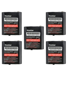 Kastar 5-Pack 3.6V 53615 Battery Compatible with Motorola TalkAbout T6310, TalkAbout T6320, TalkAbout T6400, TalkAbout T6510, TalkAbout T6530, TalkAbout T6550, TalkAbout T7100, TalkAbout T8500R