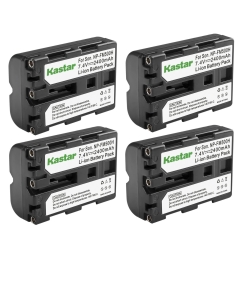Kastar NP-FM500H Battery (4-Pack) for Sony DSLR-A100 A200 A300 A350 A450 A500 A550 A560 A580 A700 A850 A900 Alpha SLT A57 A58 A65 A65V A77 A77V A77 II A77M2 A99 A99V CLM-V55 Cameras