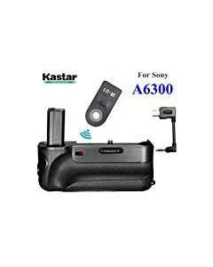 Kastar Infrared Remote Control Professional Vertical Battery Grip (Built-in 2.4G Wireless Control) for Sony ILCE-A6300 / A6300 Digital SLR Camera