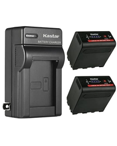 Kastar 2-Pack Battery and AC Wall Charger Replacement for Sony DSC-D770 CRX10U CVX-V18NS CVX-V18NSP DCR-TR7 DCR-TR7000 DCR-TR7100 DCR-TR8000 DCR-TR8100 DCR-TRU47 DCR-TRV103 DCR-TRV110 DCR-TRV120