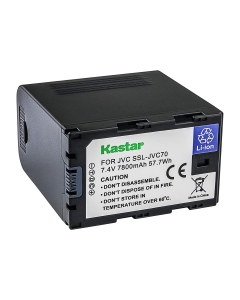 Kastar Battery 1 Pack for JVC SSL-JVC50 SSL-JVC70 SSL-JVC75 BN-S8I50 GY-HMQ10 GY-LS300 GY-HM200 GY-HM200U GY-HM600 GY-HM600E GY-HM600EC GY-HM620U GY-HM650 GY-HM650SC GY-HM650U GY-HM660SC GY-HM660U