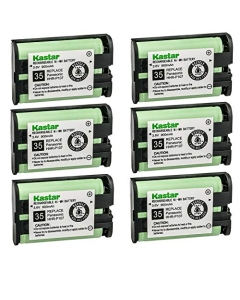 Kastar 6-Pack HHR-P107 Battery Replacement for Panasonic KXTG6051M KX-TG6051-01 KX-TG6051-02 KX-TG6051-03 KX-TG6051-04 KX-TG6051-05 KX-TG6051-06 KX-TG6051-07 KX-TG6051-08 KX-TG6051-09 KX-TG6051-10