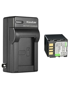 Kastar 1-Pack Battery and AC Wall Charger Replacement for JVC GZ-MG20US GZ-MG21 GZ-MG21AA GZ-MG21AC GZ-MG21AH GZ-MG21E GZ-MG21EK GZ-MG21EX GZ-MG21EY GZ-MG21ZEZ GZ-MG21U GZ-MG21US GZ-MG22 GZ-MG22AG