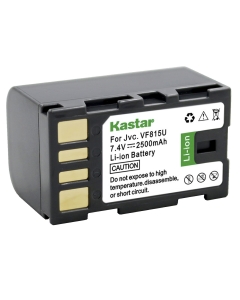 Kastar Hi-quality Replacement Camcorder Battery for JVC GC-PX1, GR-DA20, GR-DA20EX, GR-DA30, GR-DA30US, JVC GR-D, GR-HD, GZ-HM, GZ-MG, GZ-MS Series, Compatible Part Numbers: BN-VF808, BN-VF815, VF823