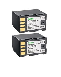 Kastar BN-VF823 Battery 2-Pack Replacement for JVC GZ-MG131 GZ-MG131EK GZ-MG131EX GZ-MG131US GZ-MG132 GZ-MG132EK GZ-MG132EX GZ-MG132US GZ-MG133 GZ-MG133EK GZ-MG133EX GZ-MG133US GZ-MG134 Camera