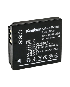 Kastar 1-Pack CGA-S005 Battery Replacement for Panasonic CGA-S005 CGA-S005E CGR-S005 DMW-BCC12 DMW-BCC12PP Battery, Panasonic DE-A11 DE-A12 DE-A42 Charger