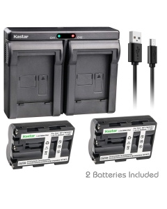 Kastar 2X Battery + USB Dual Charger for Sony NP-FM500H Sony Alpha SLT A58 A57 A65 A77 A99 A77V A77II DSLR-A100 A200 A300 A350 A450 A500 A550 A700 A850 A900 Alpha a99 II DSLR a100 a560 a580 a58 a77II