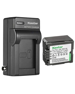 Kastar 1-Pack VW-VBG130 Battery and AC Wall Charger Replacement for Panasonic SDR-H60P, SDR-H68GK, SDR-H79, SDR-H79K, SDR-H79P, SDR-H80, SDR-H80A, SDR-H80K, SDR-H80P, SDR-H80PC, SDR-H80R, SDR-H80S