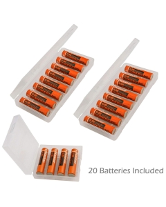 Kastar 20 Pack Battery Compatible with Panasonic HHR-4DPA HHR-55AAABU HHR-65AAABU and Panasonic KX-TG9341 KX-TG9361 KX-TG9371 KX-TG9381 KX-TG9391 KX-TGA101 KX-TGA430 KX-TGA630 KX-TGA930 KX-TGA935