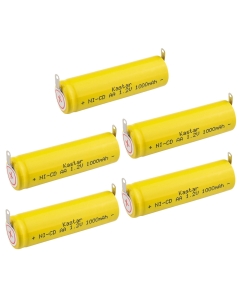 Kastar 5-Pack Battery Replacement for Braun 8585 8590 8595 8970 8975 8985 8990 8995 G7585 G8234 G8235 G8261 G8264 G8265 G8267 G9000 G9000S Dantona RAZOR-17 RAZOR-19 EBR-17 EBR-19 Omega CL511