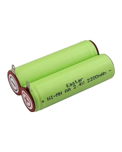 Kastar Battery Replacement for MH-AA2.4V-2200M-SOLDER-D
