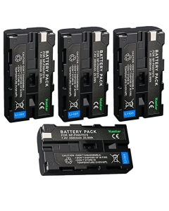 Kastar NP-F580 Battery 7.4V 3500mAh Replacement for Bosma G1 Pro 8K Camera (MFT), Bosma NP-F570 NP-F770 NP-F970 Battery (4-Pack)