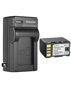 Kastar 1-Pack Battery and AC Wall Charger Replacement for JVC GZ-MG130EK GZ-MG130EX GZ-MG130U GZ-MG130US GZ-MG131 GZ-MG131EK GZ-MG131EX GZ-MG131US GZ-MG132 GZ-MG132EK GZ-MG132EX GZ-MG132US GZ-MG133