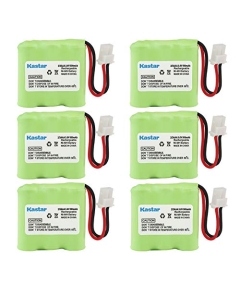 Kastar 6-Pack 3.6V 500mAh Ni-MH Battery Replacement for Bell South 33010X, B610, B630, Excursion 3255, TL6551, 23722, 23724, 23726, 23732, 23733, 23736, 23737, 23740, 33003, 33004, 33005, 33007 Phone