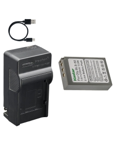 Kastar 1-Pack Battery and AC & USB-C Charger, Compatible with Olympus BLS-50, Pen E-P/E-PL/E-PM Series, OM-D E-M10 II/III/IV, OM-D E-M5 Mark III, OM-5, Stylus 1/1s, and E-System E-400–E-620 Camera