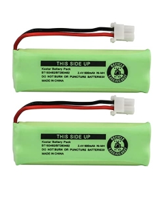 Kastar 2-Pack Battery Replacement for Vtech BT183482, Vtech BT283482, Vtech DECT 6.0 Home Handset Telephone Vtech 89-1348-01, Vtech DS640 DS6401 DS6401-16, Vtech DS6421 DS6421-2 DS6421-26 DS6421-3