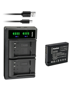 Kastar 1-Pack Battery and LTD2 USB Charger Replacement for Panasonic DMW-BCJ13 DMW-BCJ13E DMW-BCJ13PP Battery Panasonic DE-A81 DE-A81B, DE-A82 DE-A82B Charger Panasonic Lumix DMC-LX7GK, Lumix DMC-LX7K