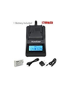 Kastar Ultra Fast Charger(3X faster) Kit and BP110 Battery (1-Pack) for Canon BP-110 and Canon VIXIA HF R20, HF R21, HF R200, HF R26, HF R28, HF R206, XF105 Cameras [with portable USB charge function]