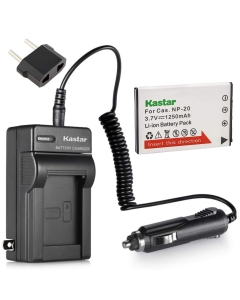 Battery and Charger for Casio Exilim EX-Z60, EX-Z70, EX-Z75, EX-Z777 Digital Camera