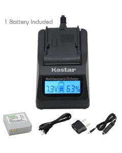 Kastar Ultra Fast Charger(3X faster) Kit and Battery (1-Pack) for Samsung IA-BP85NF, IA-BP85ST work with Samsung HMX-H100, HMX-H104, HMX-H105, HMX-H106, SC-HMX10, SC-HMX20C, SC-MX10, SC-MX20, SMX-F30, SMX-F33, SMX-F34, VP-HMX08, VP-HMX10, VP-HMX10C, VP-HM
