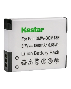 Kastar 1-Pack DMW-BCM13 Battery Replacement for Panasonic Lumix DMC-ZS45 DMC-ZS45K, Lumix DMC-ZS50 DMC-ZS50K, Lumix DMC-FT5 DMC-FT5A DMC-FT5D DMC-FT5K DMC-FT5S, Lumix DMC-FT6, Lumix DMC-FT7 Camera