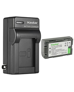 Kastar 1-Pack Battery and AC Wall Charger Replacement for Panasonic PV-BP8, PV-D401, PV-VM202, DZ-MX5000, VDR-M10, VDR-M20, AJ-PCS060G(Portable Hard Disk), AG-3DA1, AG-3DA1E, AG-3DA1P, AG-AC90