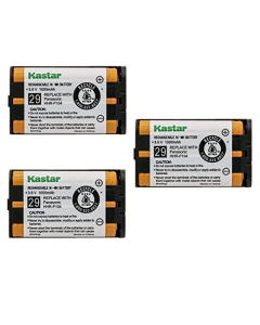 Kastar 3-Pack 3.6v 1000mAh Battery HHR-P104 Replacement for Panasonic HHR-P104 HHR-P104A HHRP104 Type 29, Radio Shack 43-3815 43-9024 43-9025 43-9026 43-9030 43-9031 23968 Battery