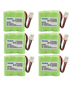 Kastar 6-Pack Ni-MH Battery 2/3AAA 3.6V 500mAh Replacement for Eton Microlink FR160, Eton Scorpion, Eton FRX1 FRX1D Weather Radio, Radio Shack 20-435, 20435 Shortwave Radio