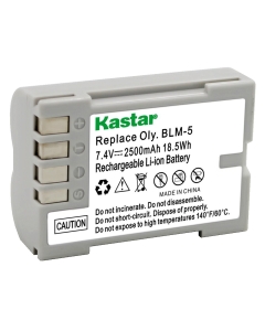 Kastar Lithium-Ion Battery BLM-5 Replacement for Olympus E-5, Olympus E1, Olympus E3, Olympus E30 Camera