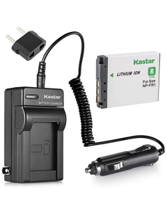 Kastar Battery + Charger Replacement for Sony NP-FR1, BC-TR1, TRN and Sony Cyber-Shot DSC-F88, DSC-G1, DSC-P100, DSC-P100/LJ, DSC-P100/R, DSC-P120, DSCP150, DSC-P200, DSC-T30, DSC-T50, DSC-V3 Cameras