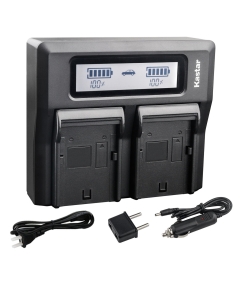 Kastar Battery LCD Dual Fast Charger for Leica 724117 733269 733270 T733270 772806 Leica GEB70 GEB90 GEB111 GEB171 GEB211 GEB212 GEB221 GEB241 GEB242 GEB371 Leica ATX900 ATX1200 ATX1230 CS10 CS15 GS20