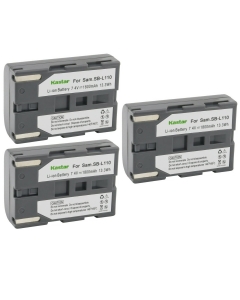 Kastar SB-L110 Battery 3-Pack Replacement for SB-L110 SB-LS110 (NOT Compatible with SB-L110A), SB-L220 SB-LS220, SB-L70 SB-L70A SB-L70R SB-LS70AB Battery
