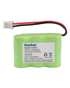 Kastar Battery Replacement for Kaito KA500 KA550 KA600 5-Way Weather Alert Shortwave Radio, Eton/GRUNDIG FR200 FR200G FR250 FR300 FR350 FR370 FR400 FR405 FR600 FR600B Radio