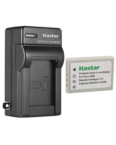 Kastar 1-Pack Battery and AC Wall Charger Replacement for Voigtlander, Virtus D4, Virtus D5, Virtus D500, Virtus D6, Virtus D600, Virtus S6, PRAKTICA Luxmedia 7103, Minox DC 6311, MINOX DC 4211