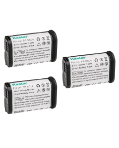 Kastar 3-Pack Battery Replacement for Leica BP-SCL6 & BP-SCL4, Compatible with LC-SCL6/LC-SCL4 and S, Q2, SL2, SL2-S, Q3 Monochrom, SL3, SL3-S, Typ 601 Cameras