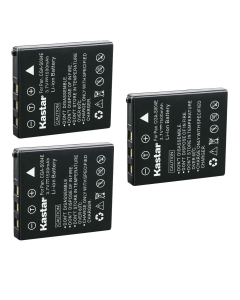 Kastar 3-Pack Battery Replacement for Panasonic DMW-BCB7, CGA-S004, CGA-S004A, CGA-S004A/1B, CGA-S004E/1B Battery, Panasonic DE-992, DE-992a Charger, Panasonic Lumix DMC-FX2, Lumix DMC-FX7 Camera