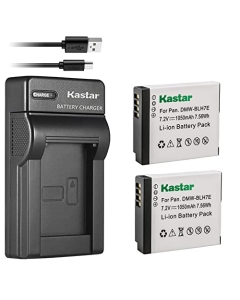 Kastar Battery (X2) & Slim USB Charger Replacement for Panasonic DMW-BLH7 DMW-BLH7E DMW-BLH7PP Work with Panasonic Lumix DMC-GM1 DMC-GM1K DMC-GM5 DMC-GF7 Cameras