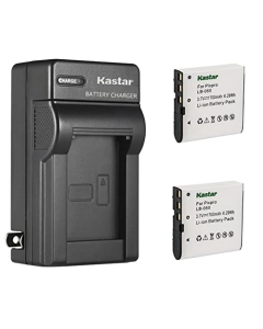 Kastar 2-Pack Battery and AC Wall Charger Replacement for Digipo HDV-Z Series HDV-Z58, DXG DVH Series DVH-5B3, DVH-5C3, DVH-5C6, DVH-5D9, DVH-513, DVH-555, DVH-553, DVH-566, DVH-592
