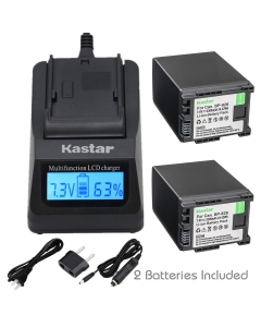 Kastar Ultra Fast Charger + Battery for Canon BP-828 BP-820 VIXIA GX10 XF400 XF405 HFG30 HFG40 HF G50 HF G60 HFM32 HFM40 HFM400 HF20 HF21 HF200 HG20 HG21 XA10 XA20 XA25 XA30 XA35 XA40 XA45 XA50 XA55