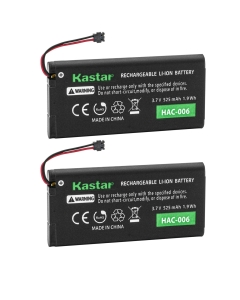 Kastar 2-Pack Battery Replacement for Nintendo HAC-006, Compatible with HAC-015 HAC-016 HAC-A-JCR-C0 HAC-A-JCL-C0 Switch Controller