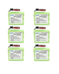 Kastar 6-Pack Battery Replacement for BT-905 BT905 BP-905 BP905 BT-1006 BT-800 BT800 BP-800 BP800 AE-255 B1000 B300 B300A B900 BATT-3AAB BBTY-0300001 BBTY0300001 BBTY-0444001