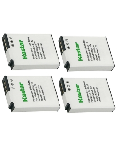 Kastar 4ack EN-EL12 Battery Replacement Cement for Nikon Coolpix S9900, Coolpix S9900s, KeyMission 170, KeyMission 360, Coolpix A900, Coolpix A1000, Coolpix B600, Coolpix W300, Coolpix AW100 Camera