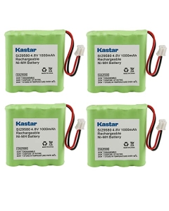 Kastar 4-Pack Battery Replacement for Summer Infant Panorama Video Baby Monitor with 5-inch Screen Remote Steering Camera Model 29590, Summer Infant Explore Panoramic Video Baby Monitor Model 36034