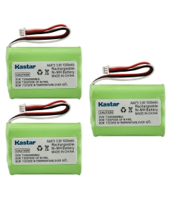 Kastar 3-Pack Battery Replacement for ATEL0013, TEL0013, SBC SBC-202, SBC202, SBC-3775, SBC3775, UNIDEN BT-930, BATT930, BT930, ANA9310, ANA9320